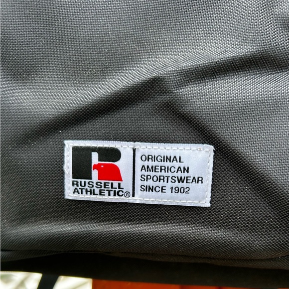NWT Russell Athletics Backpack Bookbag Color BLack And Red Laptop Sleeve - Picture 10 of 12